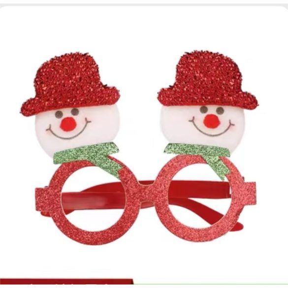 karácsonyi ajándék Karácsonyi hóember szemüveg 213322