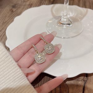 Bizsu fülbevaló Swarovski elemek Szépséges fülbevaló A849