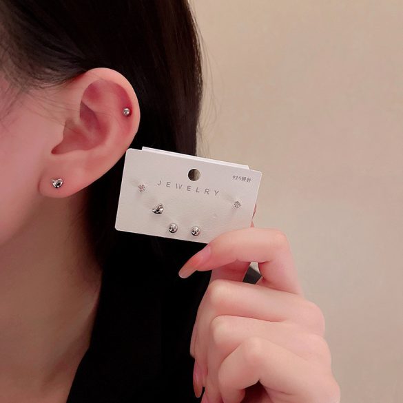 Bizsu fülbevaló Kicsi szépségek fülbevaló set E4868