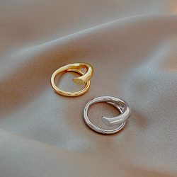   Bizsu gyűrű Nyitott gyűrű, mérete állíthatóCsavart gyűrű J190