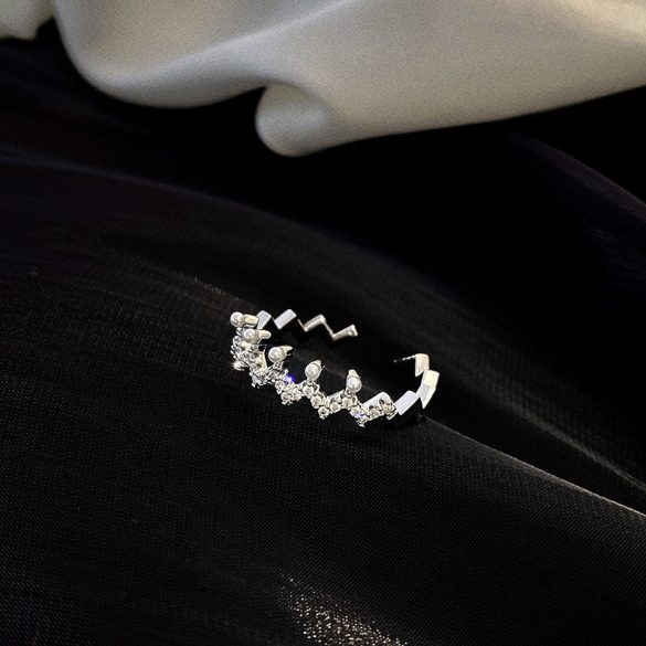 Bizsu gyűrű Nyitott gyűrű mérete állítható Diadém gyűrű J391